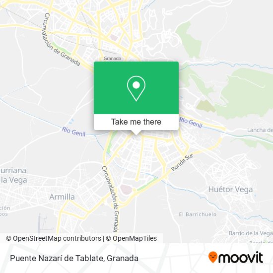 Puente Nazarí de Tablate map