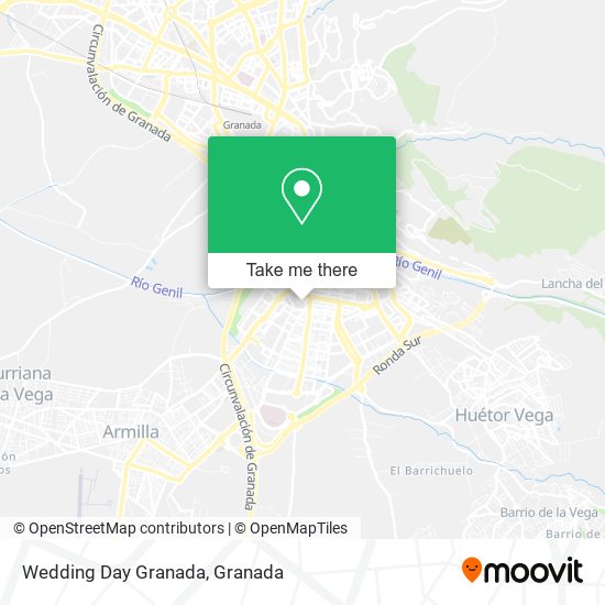 mapa Wedding Day Granada