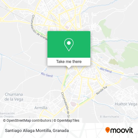 Santiago Aliaga Montilla map