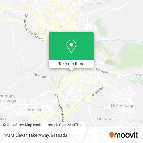 mapa Para Llevar Take Away