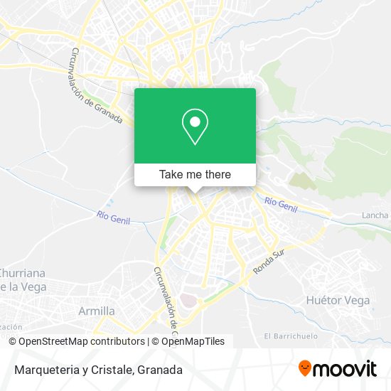 Marqueteria y Cristale map