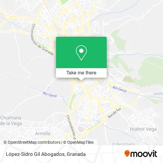 López-Sidro Gil Abogados map