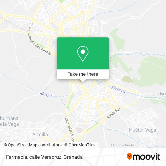 mapa Farmacia, calle Veracruz