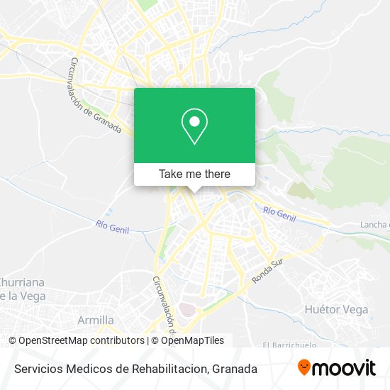 Servicios Medicos de Rehabilitacion map