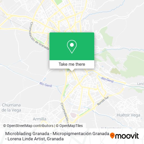 mapa Microblading Granada - Micropigmentación Granada - Lorena Linde Artist