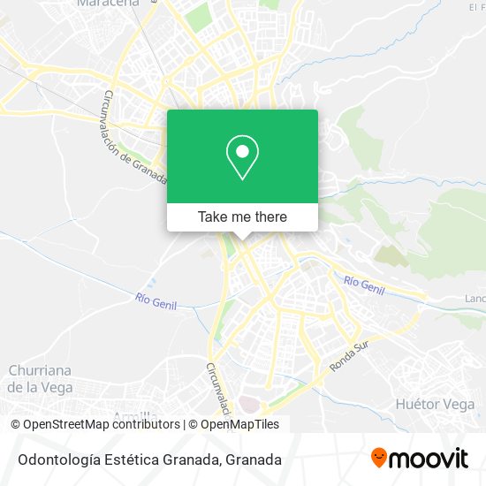 mapa Odontología Estética Granada