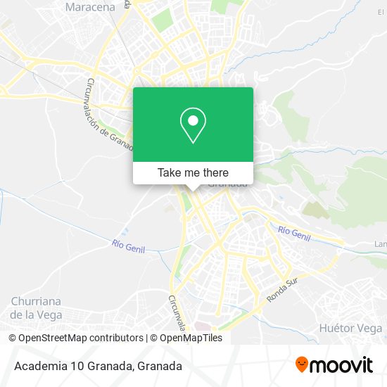 Academia 10 Granada map