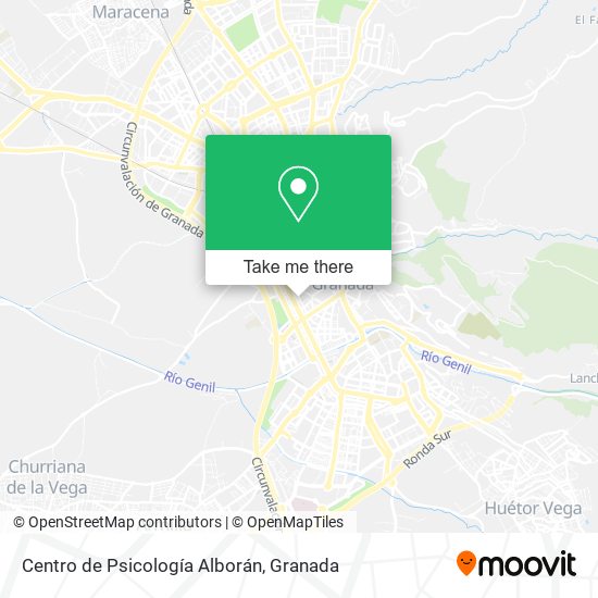 Centro de Psicología Alborán map