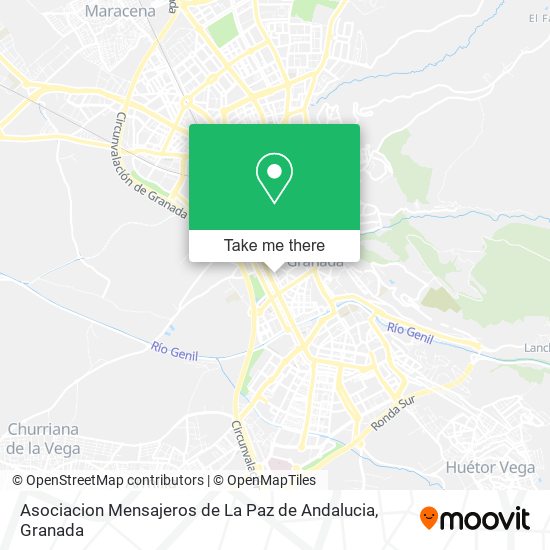 Asociacion Mensajeros de La Paz de Andalucia map