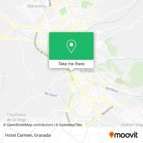 Hotel Carmen map