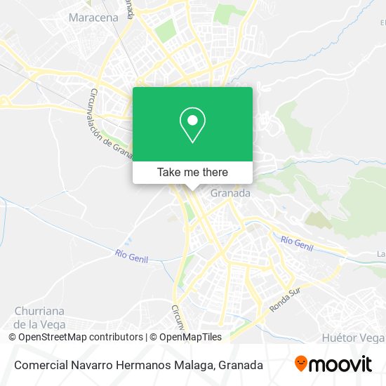 Comercial Navarro Hermanos Malaga map