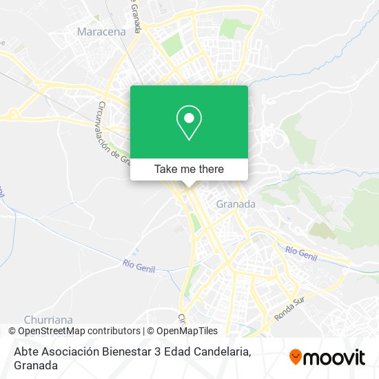 Abte Asociación Bienestar 3 Edad Candelaria map