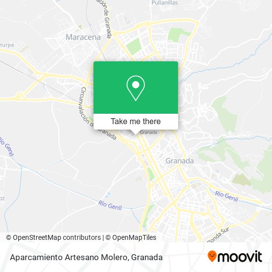 Aparcamiento Artesano Molero map