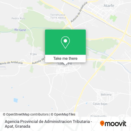 Agencia Provincial de Administracion Tributaria - Apat map