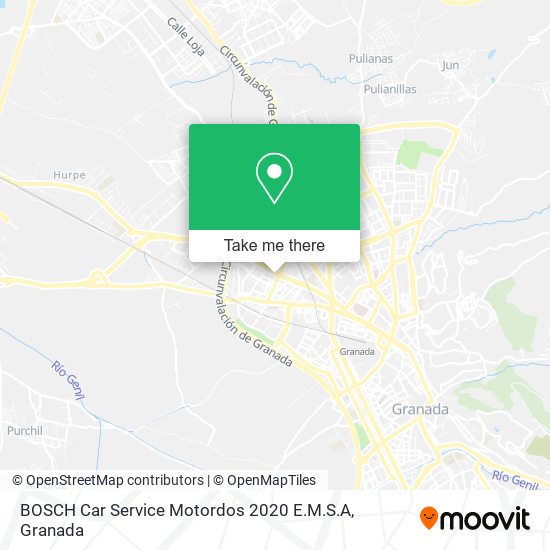 BOSCH Car Service Motordos 2020 E.M.S.A map