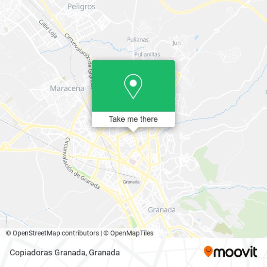 mapa Copiadoras Granada