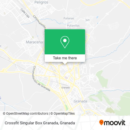 Crossfit Singular Box Granada map