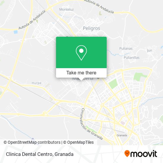 mapa Clinica Dental Centro