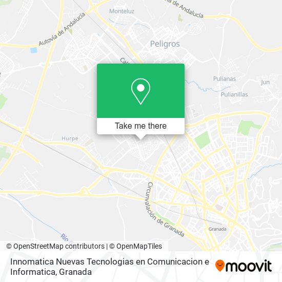 Innomatica Nuevas Tecnologias en Comunicacion e Informatica map