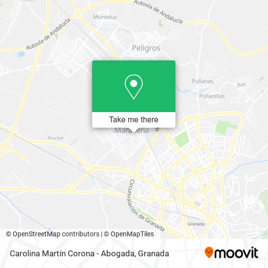 mapa Carolina Martín Corona - Abogada