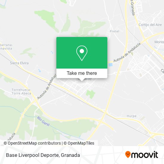 Base Liverpool Deporte map