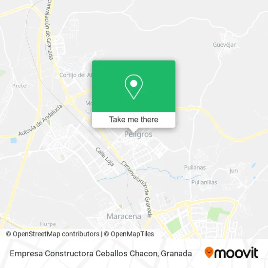 Empresa Constructora Ceballos Chacon map