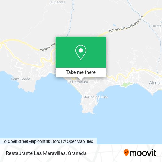 Restaurante Las Maravillas map