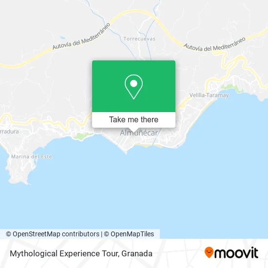 Mythological Experience Tour map