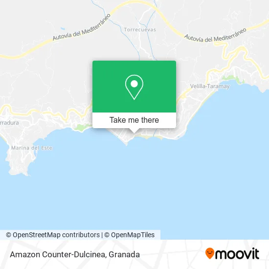 Amazon Counter-Dulcinea map