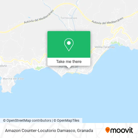 Amazon Counter-Locutorio Damasco map