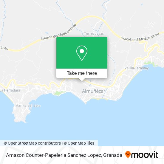 Amazon Counter-Papeleria Sanchez Lopez map
