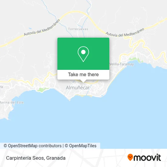 Carpintería Seos map