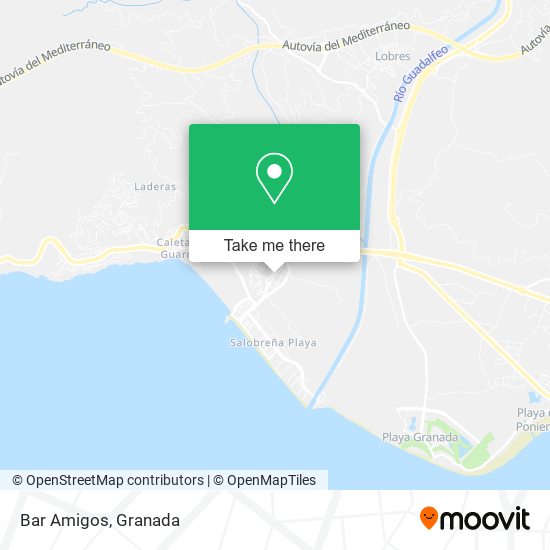 Bar Amigos map