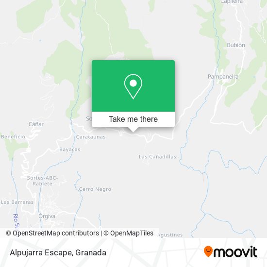 Alpujarra Escape map