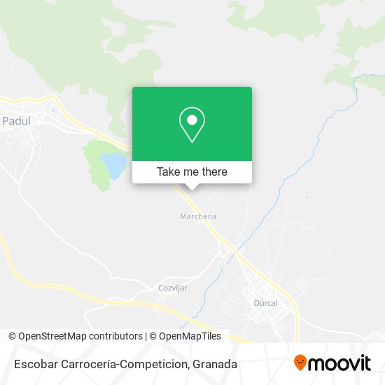 mapa Escobar Carrocería-Competicion
