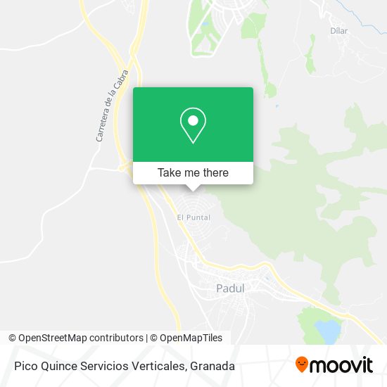 Pico Quince Servicios Verticales map