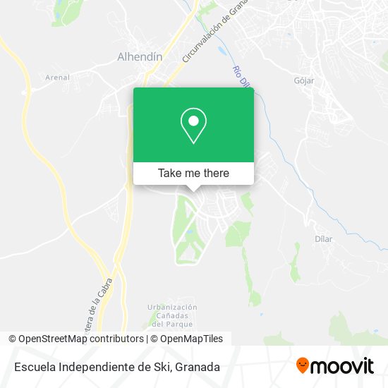 Escuela Independiente de Ski map