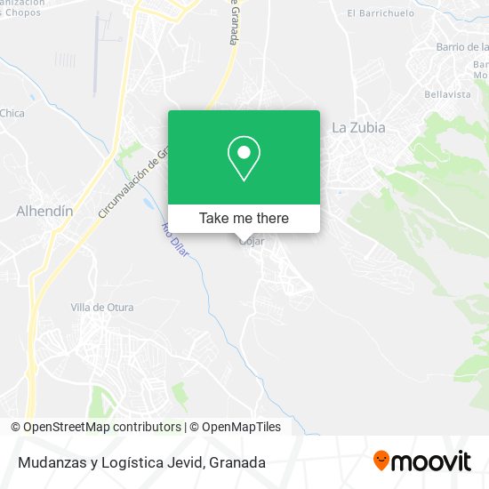 Mudanzas y Logística Jevid map