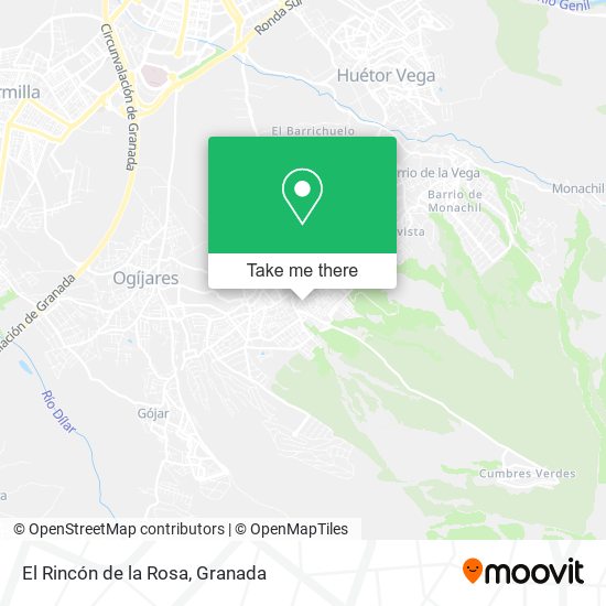 El Rincón de la Rosa map