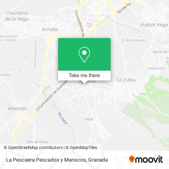 La Pescaera Pescados y Mariscos map