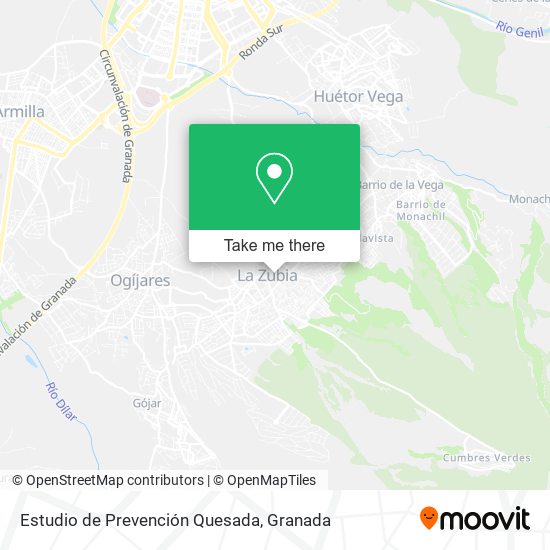 Estudio de Prevención Quesada map