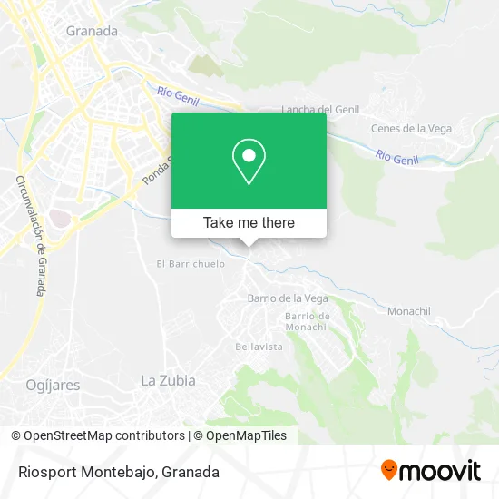 Riosport Montebajo map