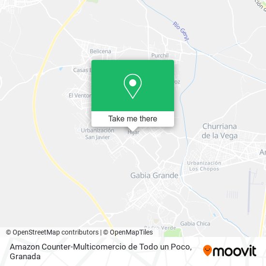 Amazon Counter-Multicomercio de Todo un Poco map