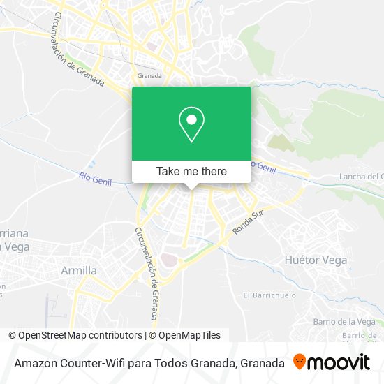 Amazon Counter-Wifi para Todos Granada map
