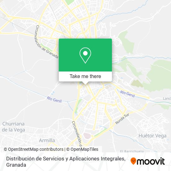 Distribución de Servicios y Aplicaciones Integrales map