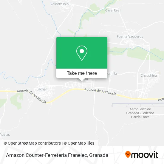 Amazon Counter-Ferreteria Franelec map