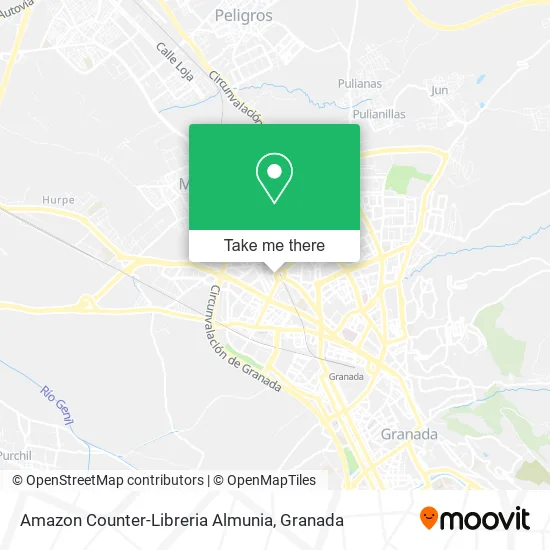 Amazon Counter-Libreria Almunia map