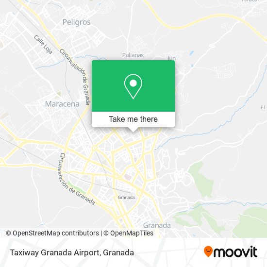 mapa Taxiway Granada Airport