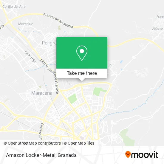 Amazon Locker-Metal map
