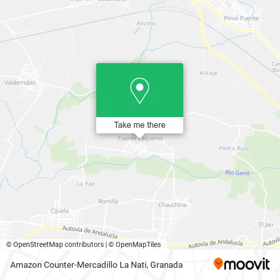 Amazon Counter-Mercadillo La Nati map